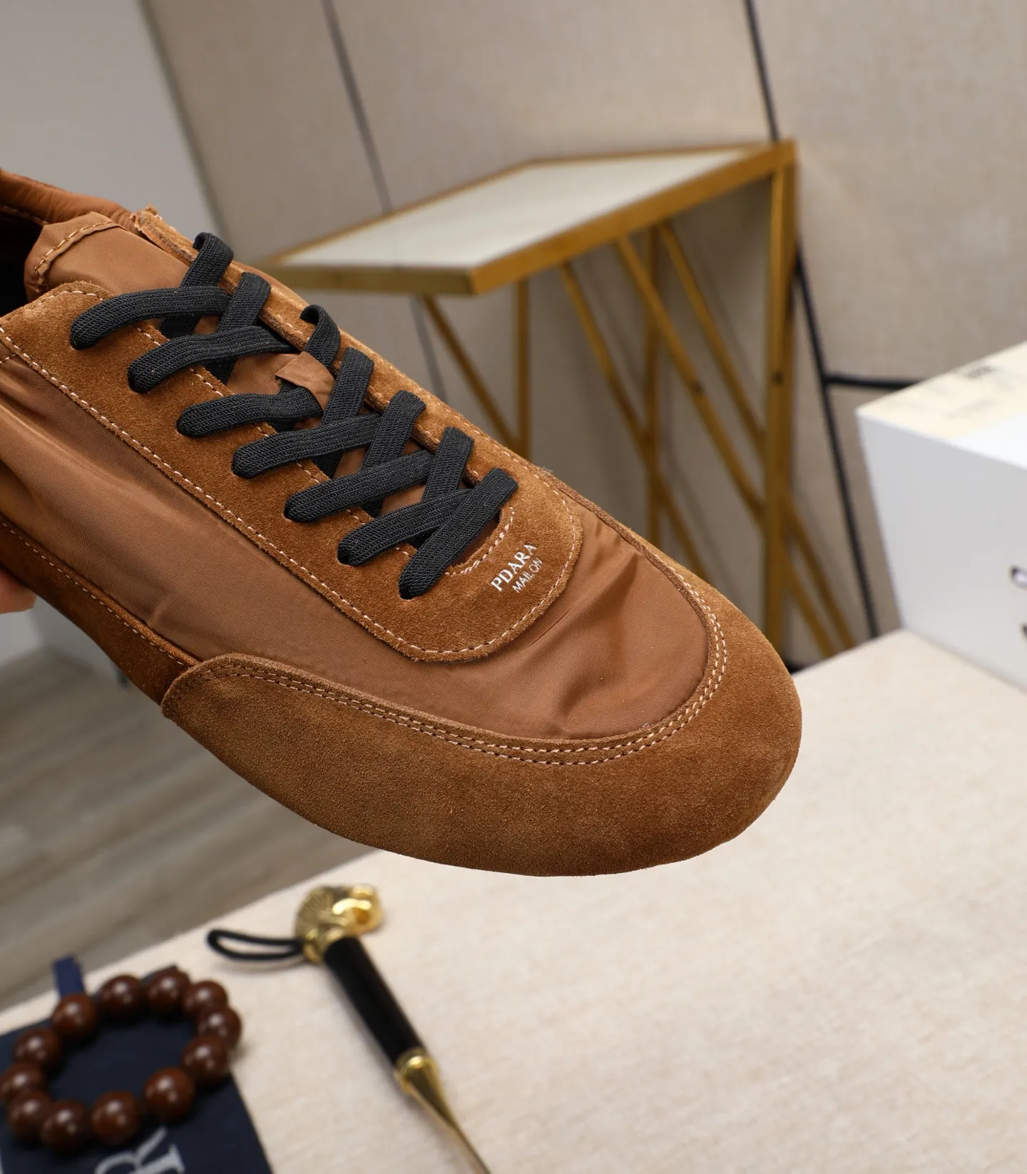 Men's shoes 💰460 [PRADA] Popular items in men's shoe counters, synchronized with the official website, high-quality shipments ✔️Original cowhide + cowhide lining, 1🆚1 replica, original original outsole, 38-45 (customized for 45, non-refundable)